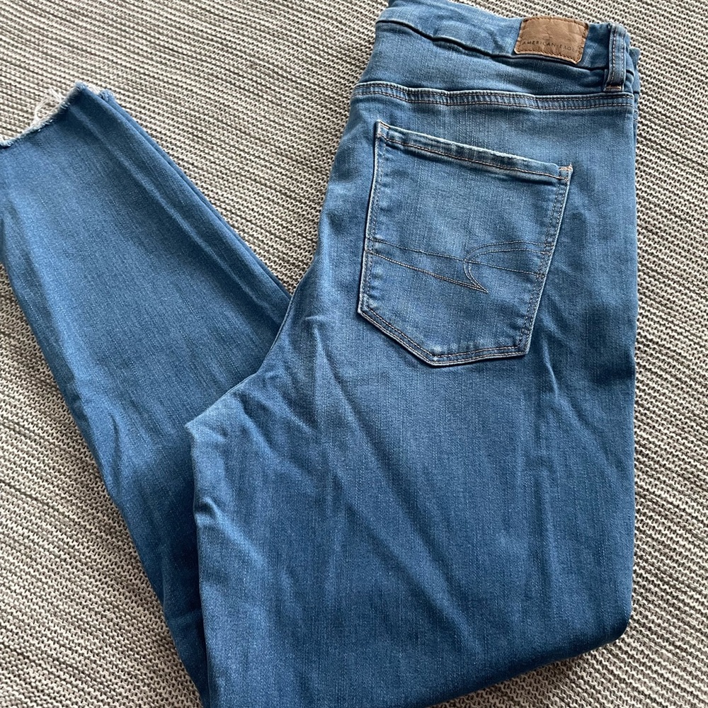 American Eagle Outfitters Women's Skinny Jeans in Blue